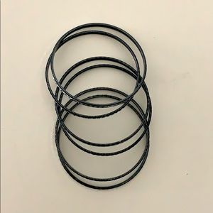 Girls round hoop bracelets (6)